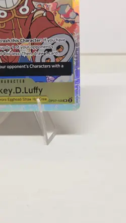 One Piece Monkey D Luffy OP07-109 SR 500 Years In The Future English NM - Image 4
