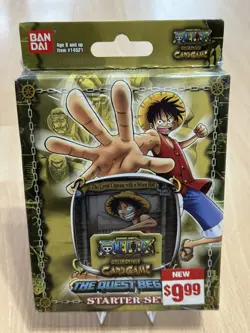 2005 Bandai Vintage One Piece CCG The Quest Begins Sealed Starter Deck English - Image 1
