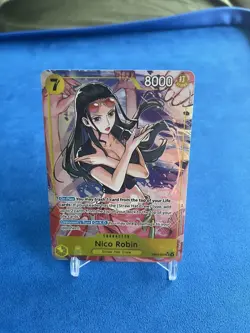 EB03-055 Nico Robin SR Alt Art Heroines Edition One Piece TCG English Card - NM - Image 1