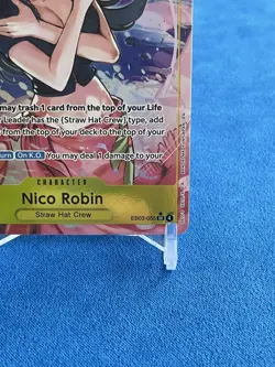 EB03-055 Nico Robin SR Alt Art Heroines Edition One Piece TCG English Card - NM - Image 4
