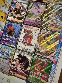 Lot Of 9 Pokemon TCG Set HOLO Rare Cards Assortment Collection Shiny FA EX - Image 3
