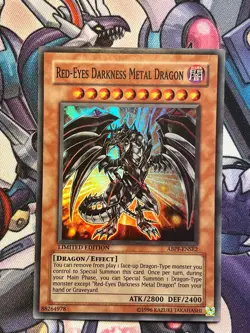 Red-Eyes Darkness Metal Dragon ABPF-ENSE2 SUPER RARE YuGiOh Card LIMITED EDITION - Image 1