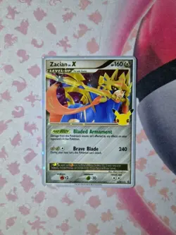 Pokemon TCG Zacian Lv. X Black Star Promo Card SWSH135 - Image 1