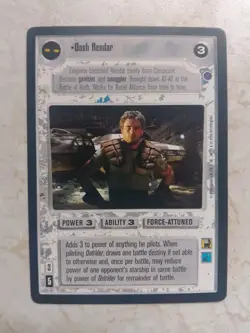 Dash Rendar - Star Wars CCG card (Decipher) - Image 1