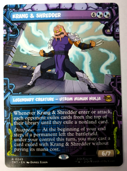 Krang & Shredder - Showcase Rare - MTG Teenage Mutant Ninja Turtles - 0245 NM - Image 1