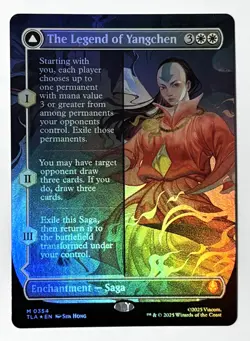 The Legend of Yangchen / Avatar Yangchen- Borderless FOIL - MTG Avatar - TLA 354 - Image 1