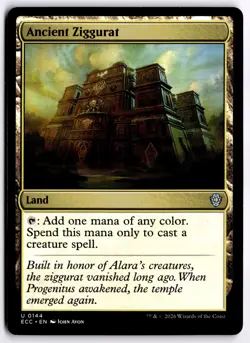 Ancient Ziggurat NM ECC Commander: Lorwyn Eclipsed MTG - Image 1