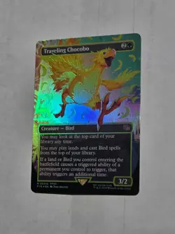 Magic the gathering Traveling chocobo borderless neon ink yellow - Image 4