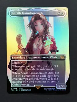 Magic: The Gathering Final Fantasy - Aerith Gainsborough Borderless Foil - Image 1