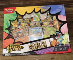 Pokemon Ascended Heroes Deluxe Pin Collection New Factory Sealed - Image 1