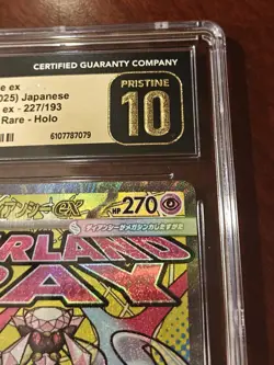 Mega Diancie ex CGC Pristine 10 Mega Dream #227 Attack Rare Holo Pokemon ✨💖 - Image 3