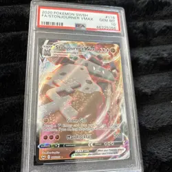 Pokemon 2020 Stonjourner Vmax Sword & Shield #116 (PSA 10 Gem Mint) [Pop 430] - Image 2