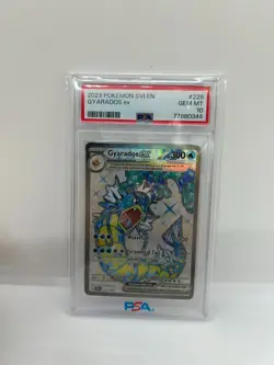 2023 Pokemon Svi EN-Scarlet & Violet Gyarados EX Ultra Rare PSA 10 #225 - Image 1