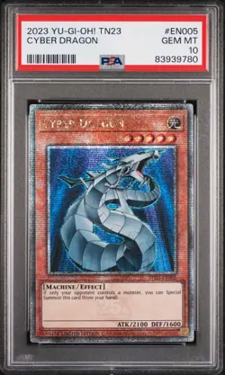 Cyber Dragon - PSA 10 - TN23-EN005 - Quarter Century Secret Rare - Yugioh - Image 1