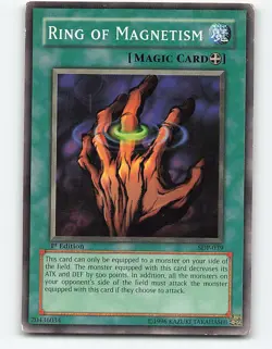 Ring of Magnetism #SDP-039 1st Edition Yugioh Card - Image 1