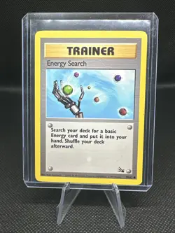 Pokemon TCG Energy Search 59/62 Fossil Regular Common Card - Image 1