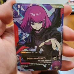 Gundam TCG CARD GAME - HAMAN KARN - GD02-091 R+ FOIL ENGLISH DUAL IMPACT - Image 1