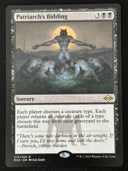 1x MTG Patriarch's Bidding - Modern Horizons 2 (MH2) #275 - Magic the Gathering - Image 1