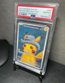 Pikachu Van Gogh (Pikachu with Grey Felt Hat) PSA 10 Pokemon Card - Image 2