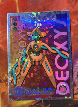 Pokemon Pokedex Holo Foil Deoxys #386 (Peruvian) - Image 1