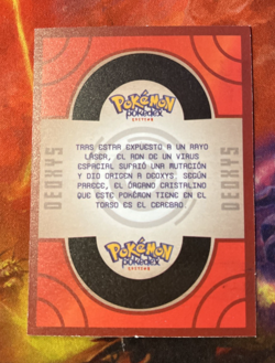 Pokemon Pokedex Holo Foil Deoxys #386 (Peruvian) - Image 2