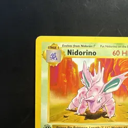 Pokemon Vintage 1st Edition Nidorino 037/102 Base Set (Shadowless) 1999 Wotc - Image 2