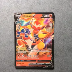 Pokemon English - Black Star Promo - Infernape V SWSH252 - NM - Image 1