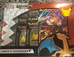 Pokemon TCG: Celebrations Collection Box Lance's Charizard V - New Sealed - Image 1