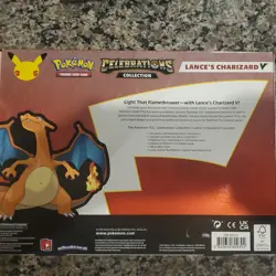 Pokemon TCG: Celebrations Collection Box Lance's Charizard V - New Sealed - Image 2