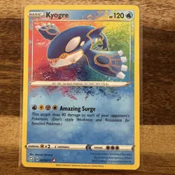 Kyogre 21/72 - Vivid Voltage - Amazing Rare Holo Pokemon TCG /Mint Condition - Image 1