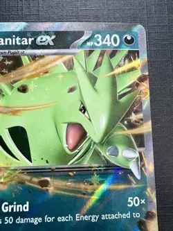 Pokemon TCG: 2025 Tyranitar Ex 064/131-DOUBLE RARE HOLO-Prismatic Evolutions - Image 2