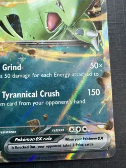 Pokemon TCG: 2025 Tyranitar Ex 064/131-DOUBLE RARE HOLO-Prismatic Evolutions - Image 3