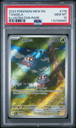 2023 POKEMON MEW EN-151 ILLUSTRATION RARE #178 TANGELA PSA 10 - Image 1