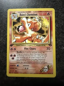 2000 Pokemon 1st Edition Gym Challenge Blaine's Charmeleon 31/132 - Image 1