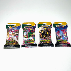 Pokemon Evolving Skies New Sealed Sleeved Blister Booster x4 Packs Full Art Set - Image 1