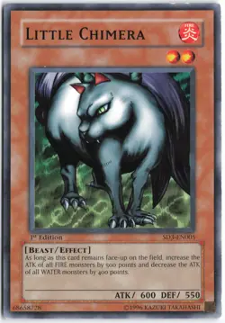 Yugioh - Little Chimera SD3-EN005 1st Edition - Structure Deck: Blaze of Destruc - Image 1