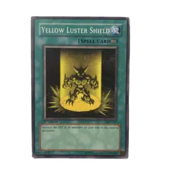 YU-GI-OH! 1996 YELLOW LUSTER SHIELD IOC-037 1st EDITION - Image 1