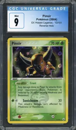 CGC 9 Pinsir EX Hidden Legends 13/101 Reverse Holo Pokemon Card B7 - Image 1