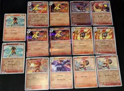 Charcadet Ceruledge Armarouge Pokemon TCG Mixed 14 Card Lot - Image 1