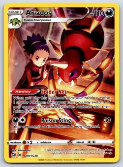 Ariados - Trainer Gallery Brilliant Stars TG09/TG30 Pokemon Card NM - Image 1