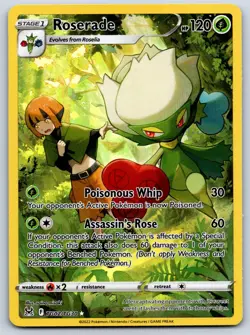 Roserade - Trainer Gallery Lost Origin TG02/TG30 Pokemon Card NM - Image 1