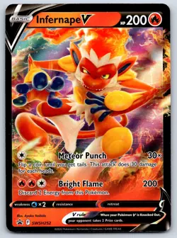 Infernape V - Collection Box Promo SWSH252 Pokemon Card NM - Image 1