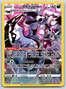 Galarian Obstagoon - Trainer Gallery Astral Radiance TG10/TG30 Pokemon Card NM - Image 1