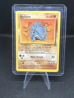 Pokemon TCG Rhyhorn Jungle Card 61/64 - Image 1
