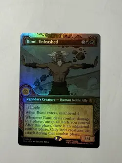 Bumi, Unleashed FOIL Elemental Frame (TLA 0348) MTG Avatar 2025 - Image 1