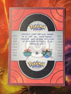 POKEMON Pokedex EJ VOL. IV #01 MEGA VENUSAUR 2020 PERU South America TCG Foil - Image 2