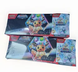 LOT OF 2 - Pokemon Prismatic Evolutions Surprise Box & Booster Bundle Sams Club - Image 2