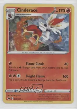 Cinderace (Theme Deck Cracked Ice Holo) Pokemon Sword & Shield #036 - Image 1