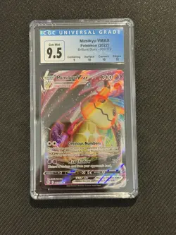 Pokemon Mimikyu VMAX 069/172 Brilliant Stars CGC Gem Mint 10 (Blue Label 9.5) - Image 1