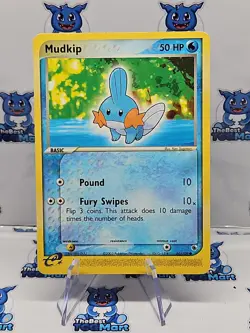 Pokemon Mudkip EX Ruby and Sapphire 60/109 LP - Image 1